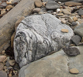 Beach deposits on Stronsay, Orkney