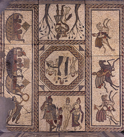 Mosaic from Low Ham in Somerset